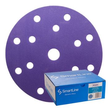 Picture of SmartLine Ceramic Purple Discs P240 150mm 15H (50)